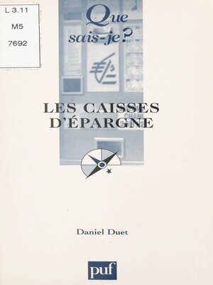 cover image of Les Caisses d'épargne